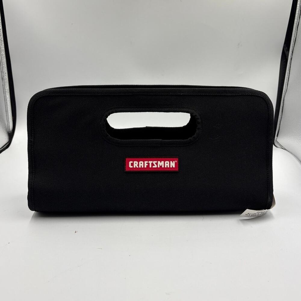 New Craftsman Black Wide Mouth Handled Tool Bag